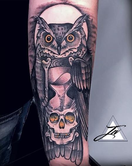Tattoos - Owl - 134014